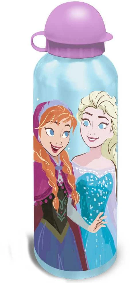 Grajlandia Buteliukas aluminiowa / bidon / korek niekapek / Kraina Lodu Frozen geltona