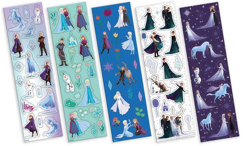 Grajlandia Rinkinys naklejek / Kraina Lodu / Frozen / Elsa / Anna / 58 vnt.