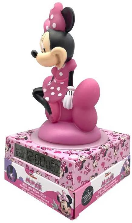 Laikrodis Kids Euroswan Vaikams Euroswan Ispanija *****Minnie 3D naktinė lemputė su žadintuvu 86536