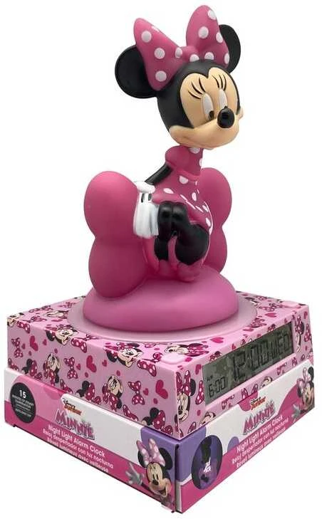 Laikrodis Kids Euroswan Vaikams Euroswan Ispanija *****Minnie 3D naktinė lemputė su žadintuvu 86536