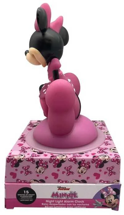 Laikrodis Kids Euroswan Vaikams Euroswan Ispanija *****Minnie 3D naktinė lemputė su žadintuvu 86536