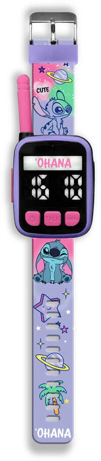 Kids Licensing KIDS 2x Walkie Talkie Krótkofalówka Laikrodis Na Rękę 2w1 Lilo I Stitch Dla Dzieci / Las40065 (SB12383)