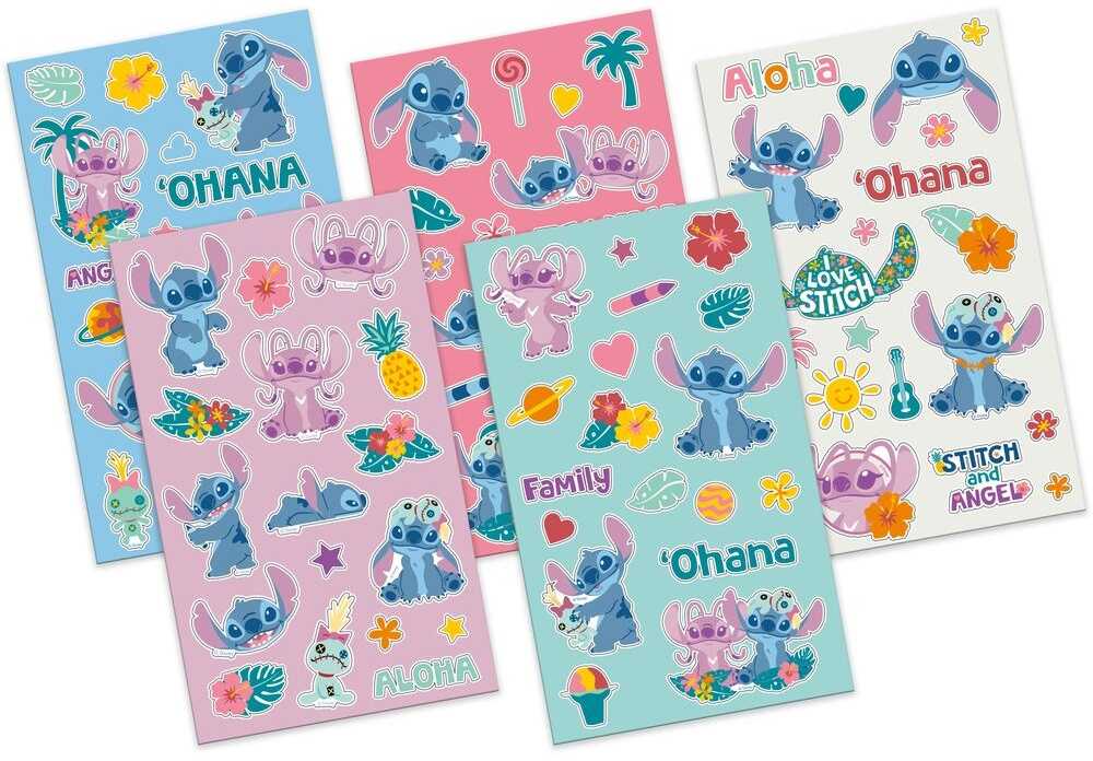 Kids Euroswan Hiszpania *****Stitch komplektas naklejek 92szt ST00077 89841