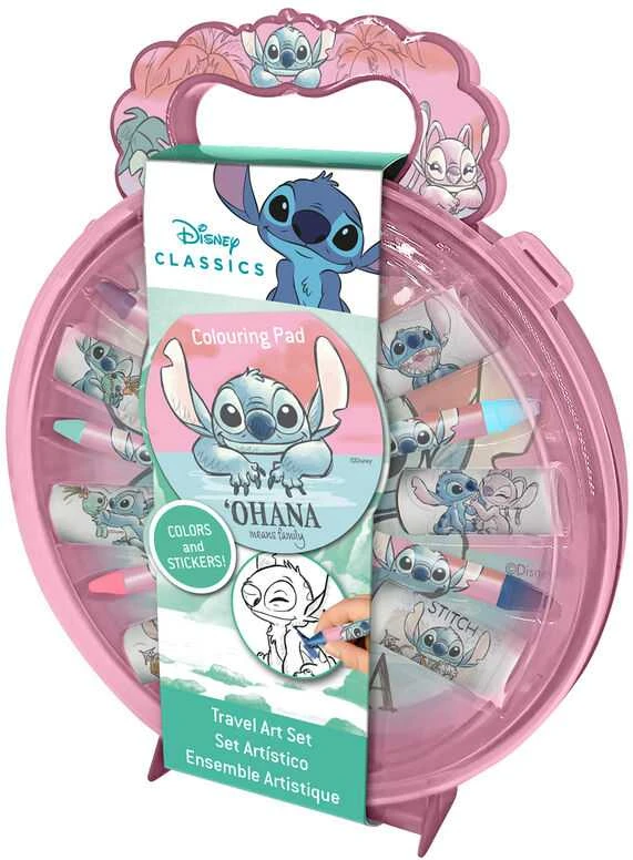Kids Licensing Vaikams skirti „Euroswan“ – licencijuoti „Rinkinys“ spalvinimo priedai – Lilo ir Stitch
