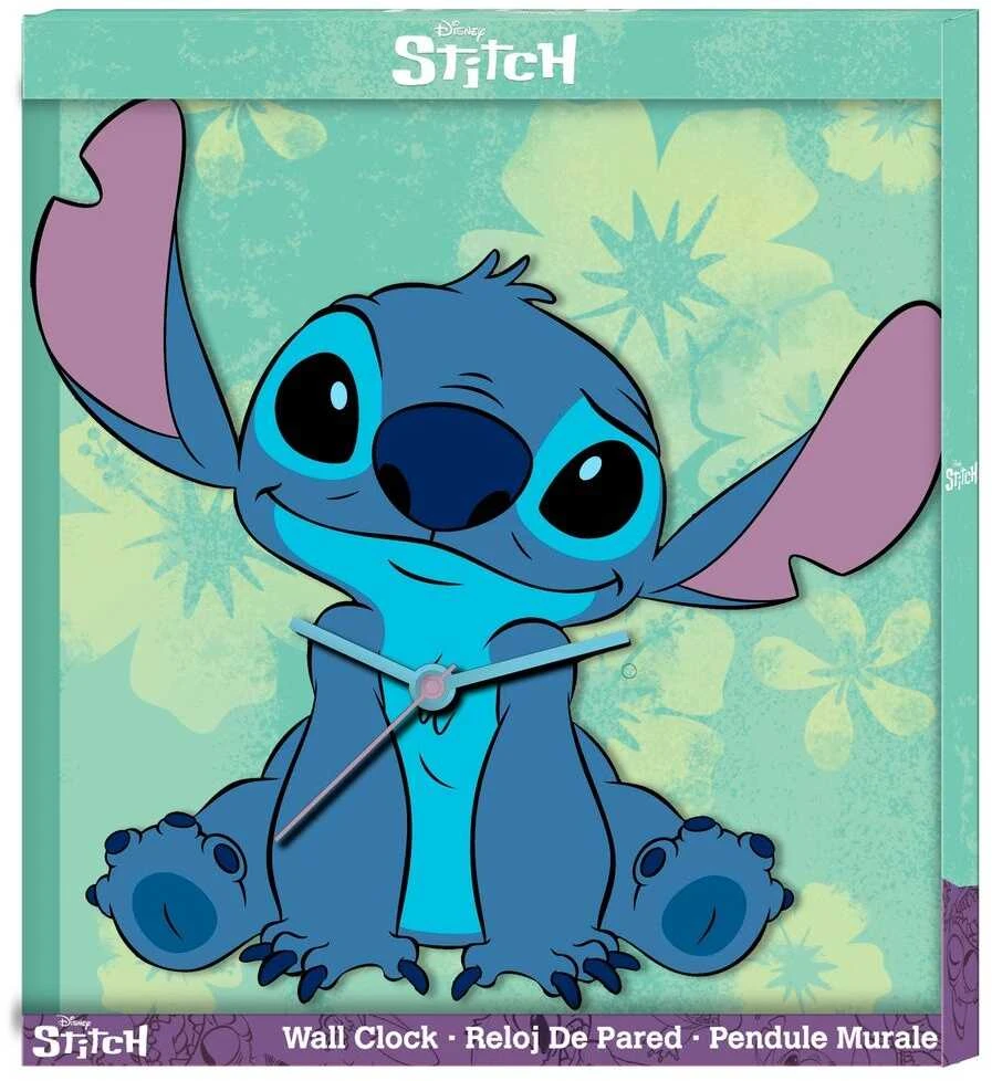 KIDS Vaikams skirtas „Euroswan“ – licencijuoti aksesuarai. Sieninis laikrodis XL – Lilo ir Stitch.