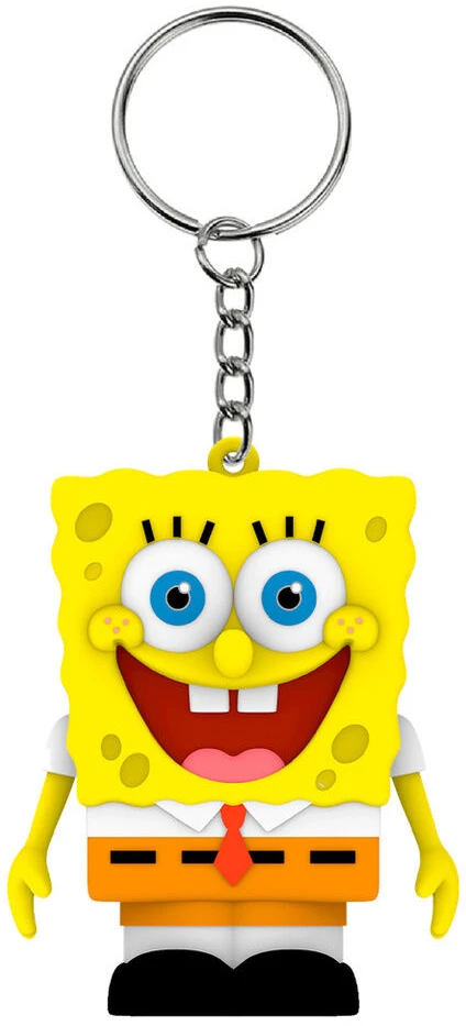 Kids Licensing Breloczek KIDS Pakabutis Žibintuvėlis Spongebob Kanciastoporty LED Do Kluczy I Plecaka Dla Dzieci / Bs10011 (SB12162)