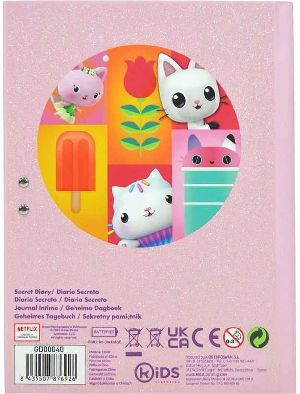 Kids Euroswan Hiszpania Koci Domek Gabi GD00040 rožinis