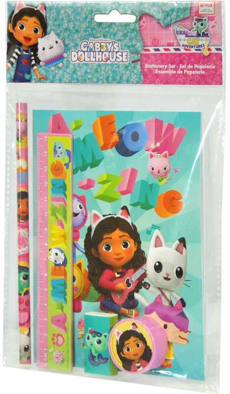 Kids Licensing Gabbys Dollhouse stationery set 5pcs