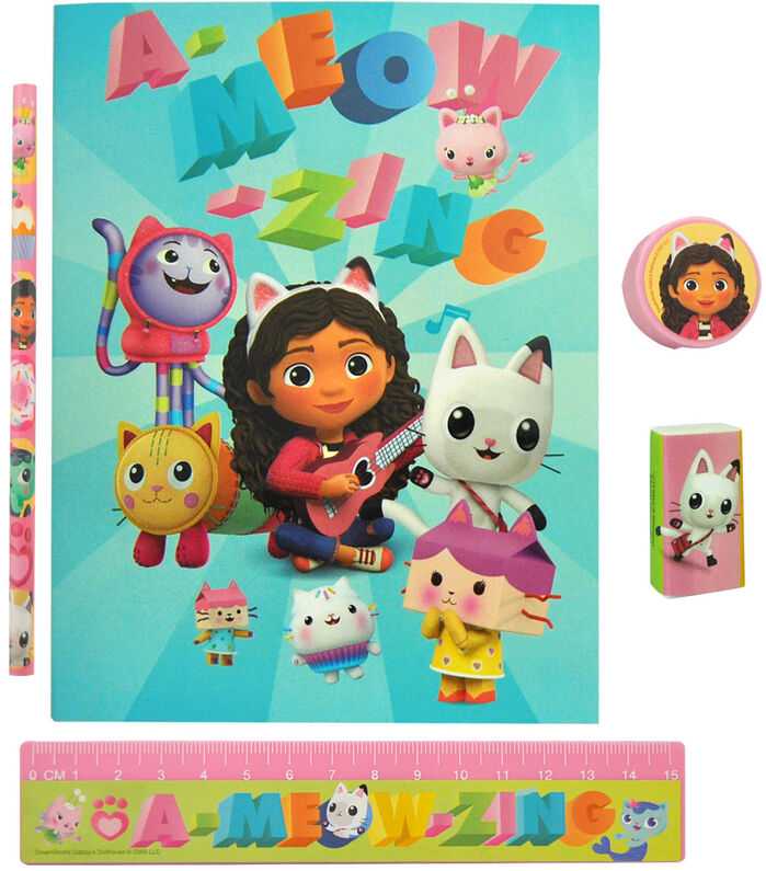 Kids Licensing Gabbys Dollhouse stationery set 5pcs