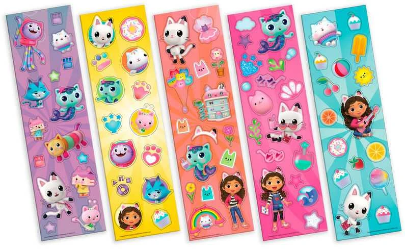 Kids Euroswan - Akcesoria licencyjne „Gabby's Dollhouse“ lipdukų rinkinys