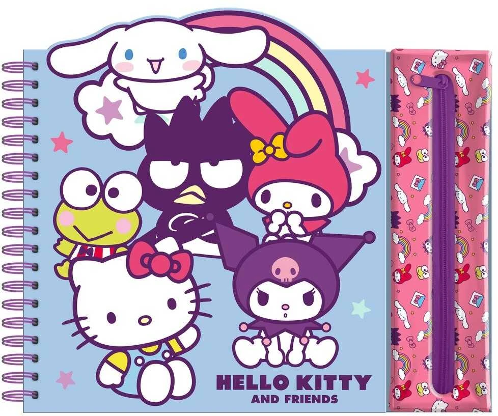 Kids Euroswan - Akcesoria licencyjne Kids Euroswan Hiszpania *****Hello Kitty maišelis + pieštukai + knygelės HK50183 91424