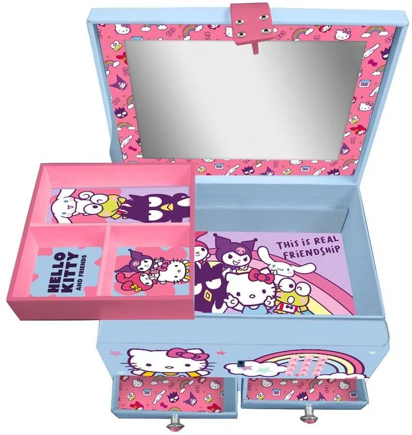 Kids Euroswan - Akcesoria licencyjne Hello Kitty papuošalų dėžutė su kodu HK50194