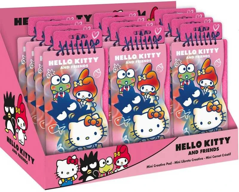 Kids Euroswan - Akcesoria licencyjne Kids Euroswan Hiszpania *****Hello Kitty lipdukų rinkinys, trafaretai HK50143 87007