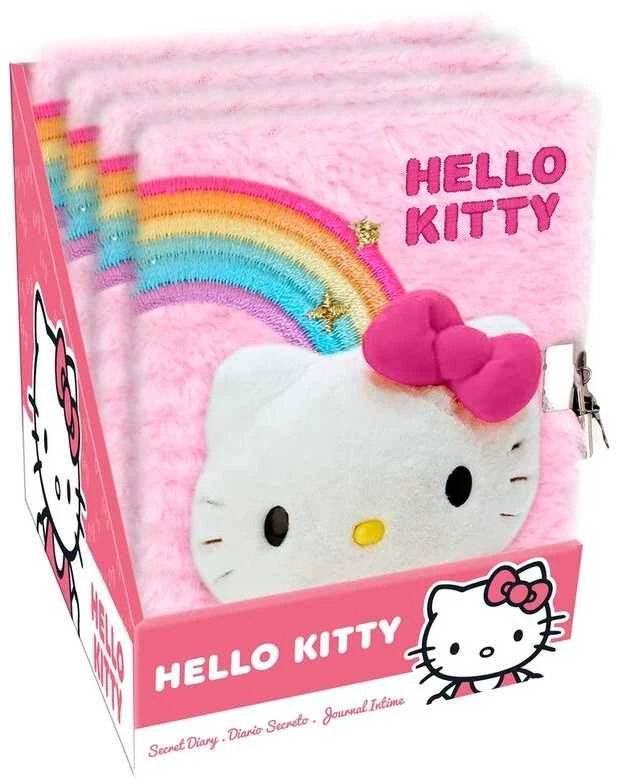 Kids Euroswan - Akcesoria licencyjne Kids Euroswan Hello Kitty pliušinis dienoraštis HK50140