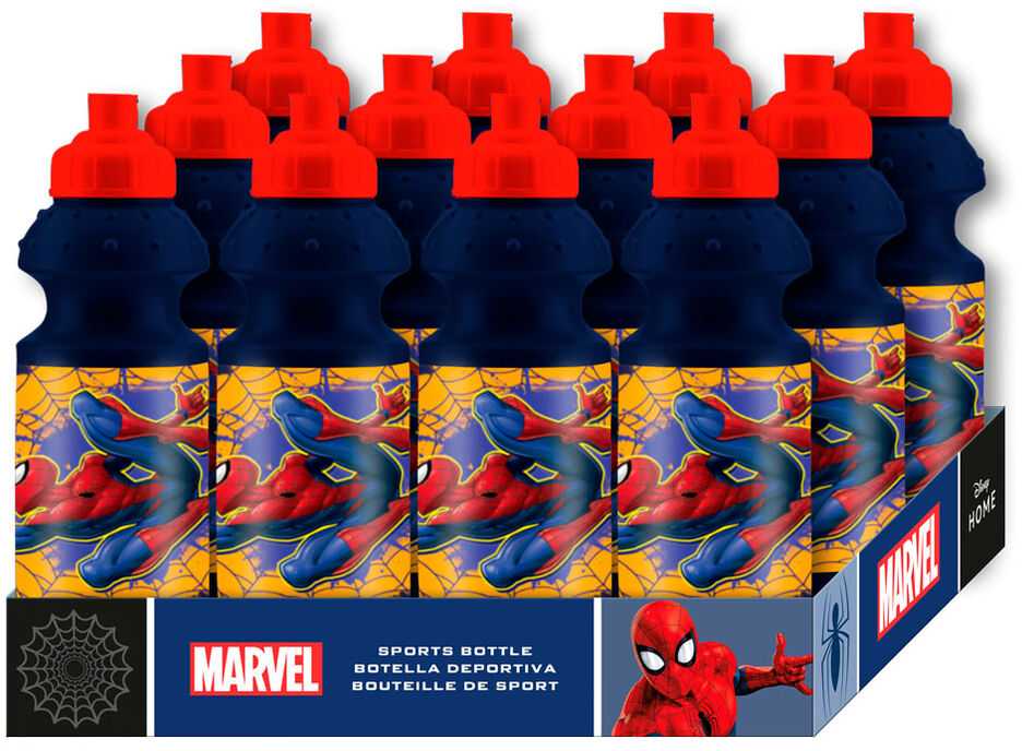Gertuvė butelka na wodę 350ml PP Spiderman 843495 Kids Euroswan
