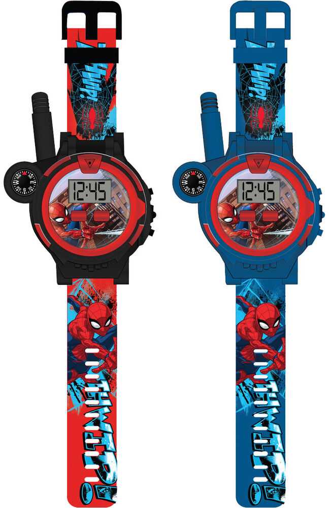 Kids Euroswan Spiderman Rinkinys Zegarki - Walkie Talkie 2vnt.. SPD40156