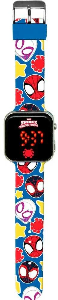 Kids Euroswan Spiderman Žmogus-voras Spaidy skaitmeninis LED laikrodis