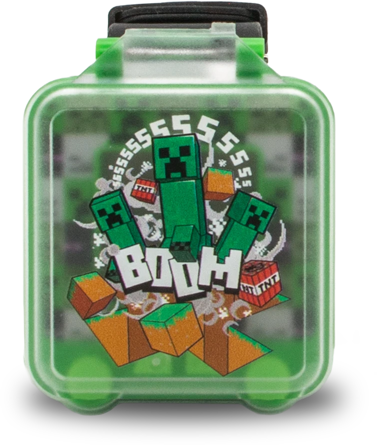 Kids Euroswan Hiszpania Edukacinis laikrodis vaikams, vaikams, „Minecraft“, chronometras, žadintuvas, žaidimai / Min4148