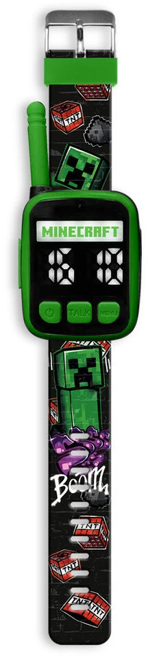 Kids Licensing VAIKAMS Minecraft 2x racija + rankinis laikrodis 2in1 vaikams / Min40165 (SB12384)