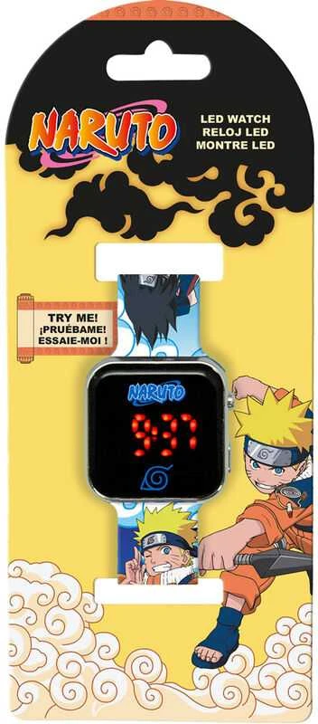 Kids Euroswan Hiszpania Naruto skaitmeninis LED laikrodis