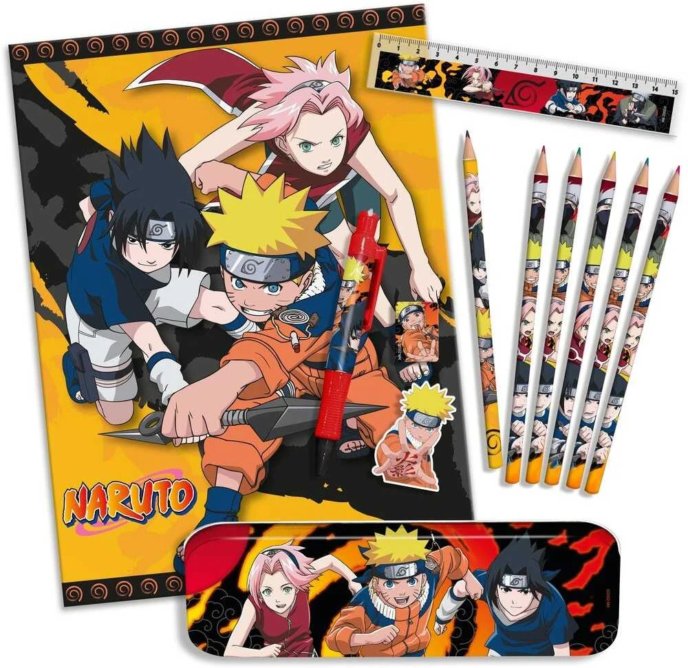 Kids Licensing Naruto Shippuden stationary set