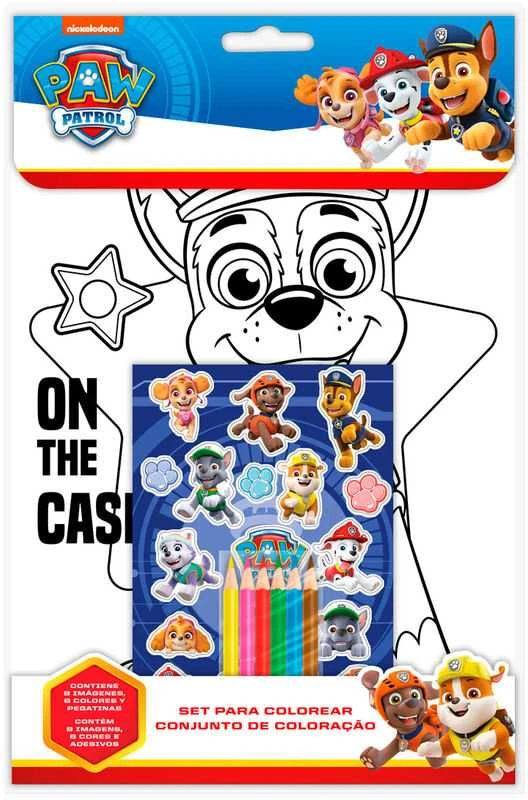 Kids Licensing Paw Patrol spalvinimo knygelė + priedai