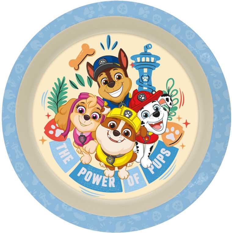 Kids Licensing Paw Patrol plate