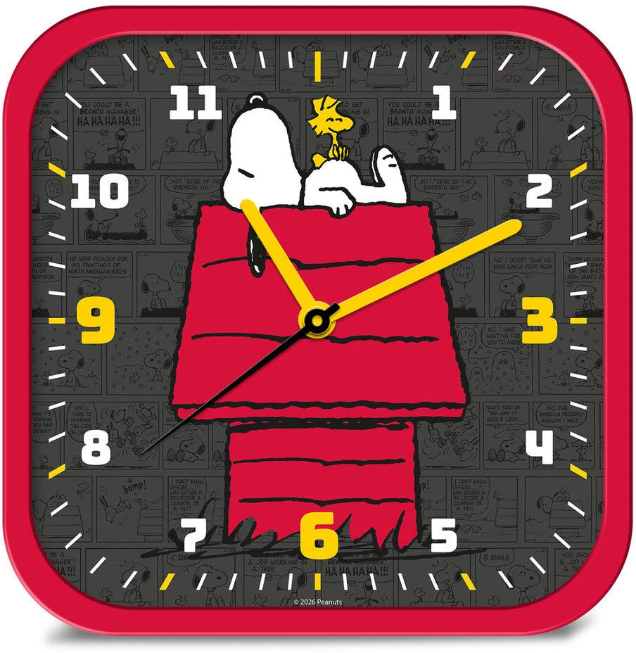 Kids Licensing Peanuts Snoopy sieninis laikrodis