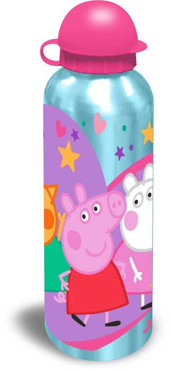 Kids Euroswan Gertuvė "peppa Pig" 500ml Aliumininė Vaikams