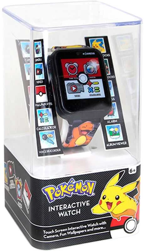 Pokemon Išmanusis laikrodis 10 funkcji POK4231 juoda