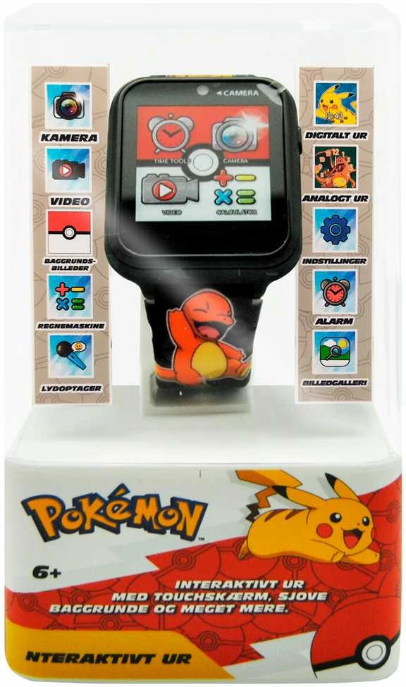 Pokemon Išmanusis laikrodis 10 funkcji POK4231 juoda