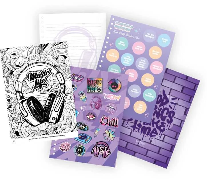 Kids Licensing Wow Generation Dj Alana A5 notebook