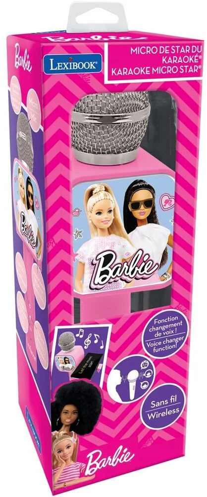 Ausinės Lexibook - Barbie - Bluetooth karaoke mikrofonas (MIC240BB)