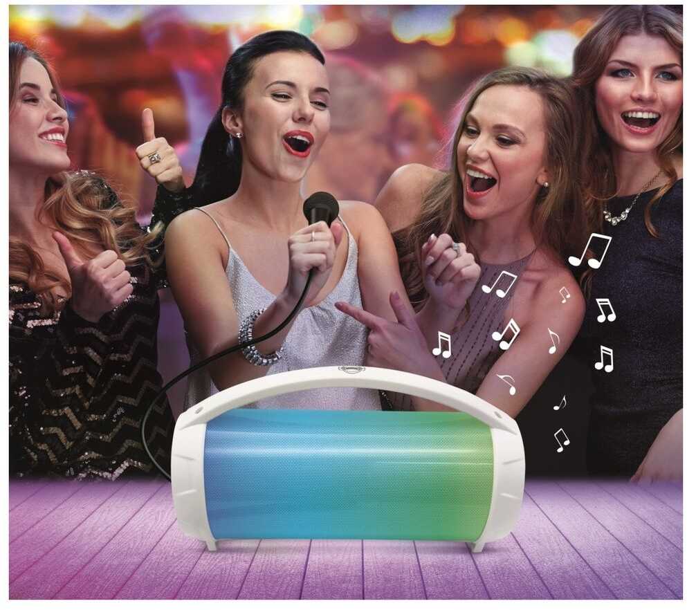 „Lexibook“ – „iParty“ „Bluetooth“ garsiakalbis su lemputėmis ir mikrofonu (BTP585Z)