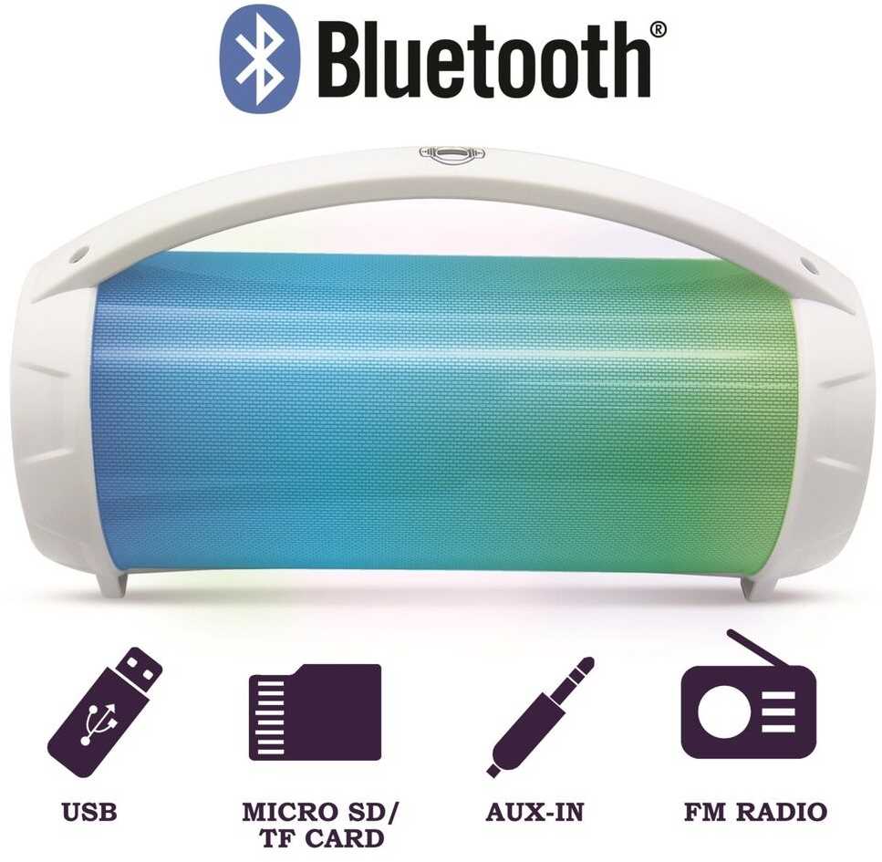 „Lexibook“ – „iParty“ „Bluetooth“ garsiakalbis su lemputėmis ir mikrofonu (BTP585Z)