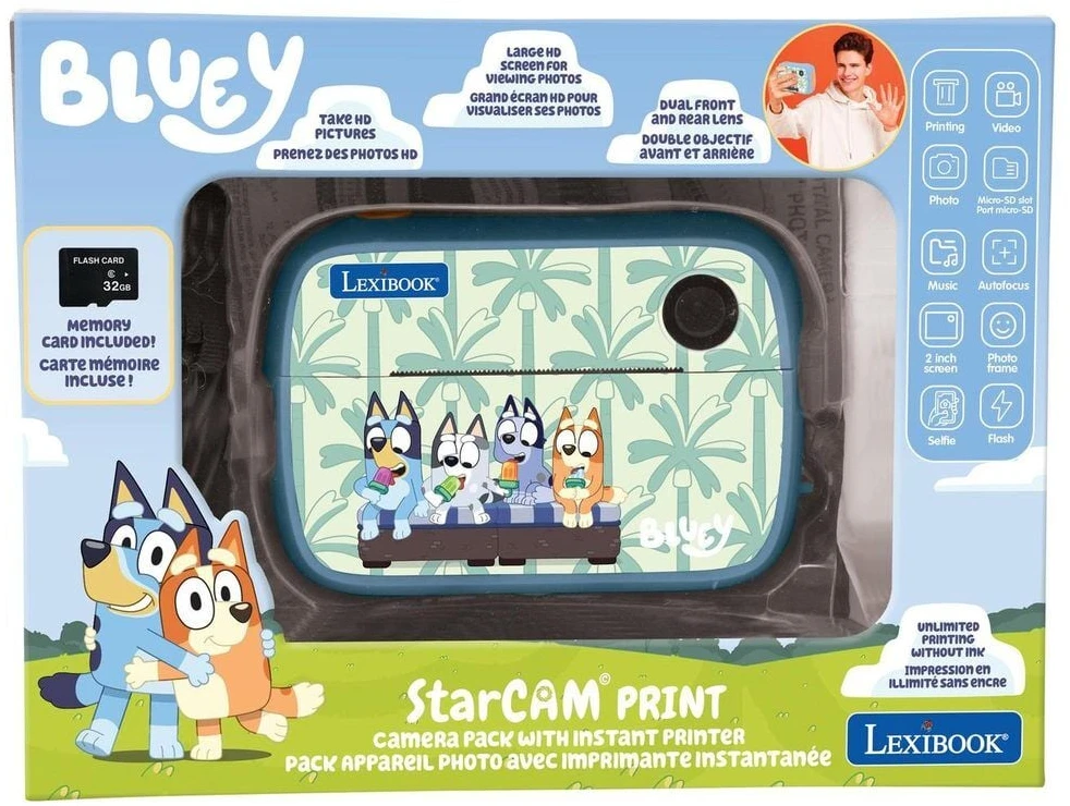 Lexibook,Bluey Lexibook – BLUEY StarCAM® Print (DJ150BY)