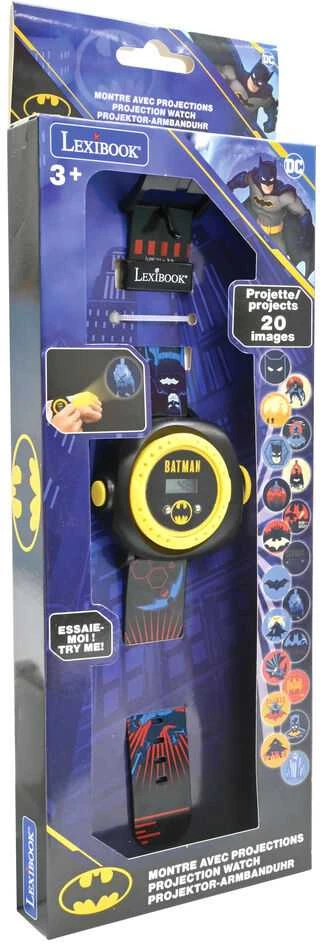Batmanlexibookdc Comics Lexibook – Betmenas – Skaitmeninis projektorinis laikrodis (DMW050BAT)