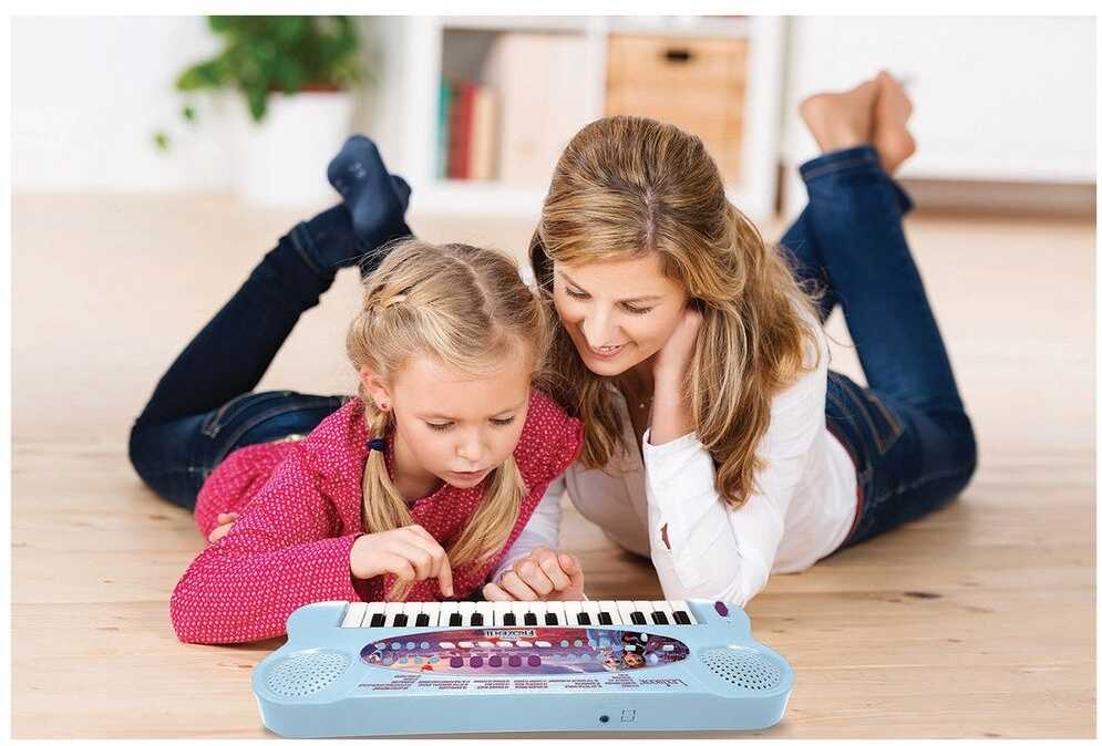 Lexibook,Disney Lexibook - Disney „Frozen“ – elektroninė klaviatūra su mikrofonu (32 klavišai) (K703FZ)