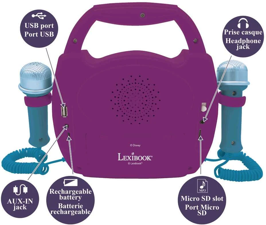 Lexibook Frozen karaoke rinkinys