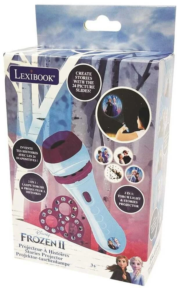 Lexibook,Disney „Lexibook“ – „Ledo šalies“ projektorius ir žibintuvėlis – (LTC050FZ)