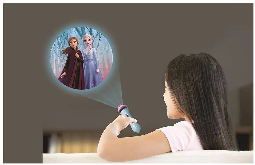 Lexibook,Disney „Lexibook“ – „Ledo šalies“ projektorius ir žibintuvėlis – (LTC050FZ)