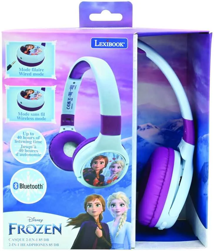 Sulankstomos ausinės 2 viename Frozen Lexibook