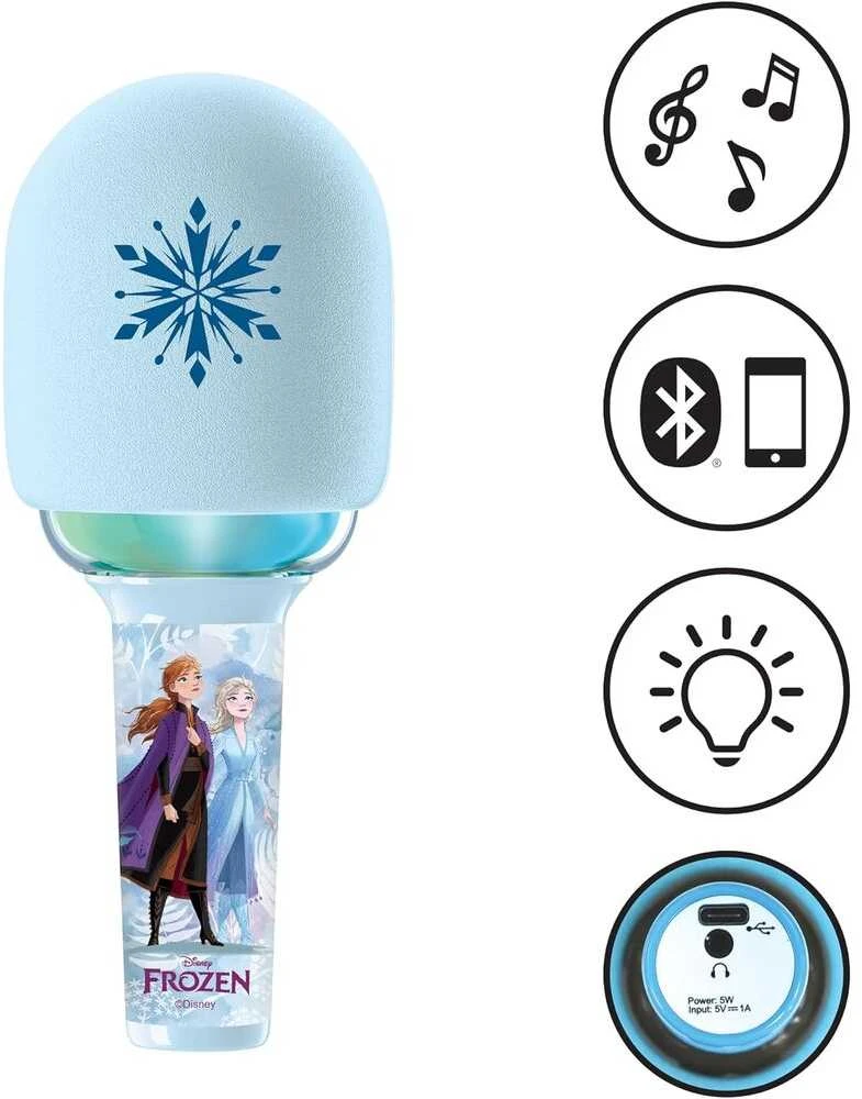 Lexibook Disney Ledo šalis karaoke mikrofonas