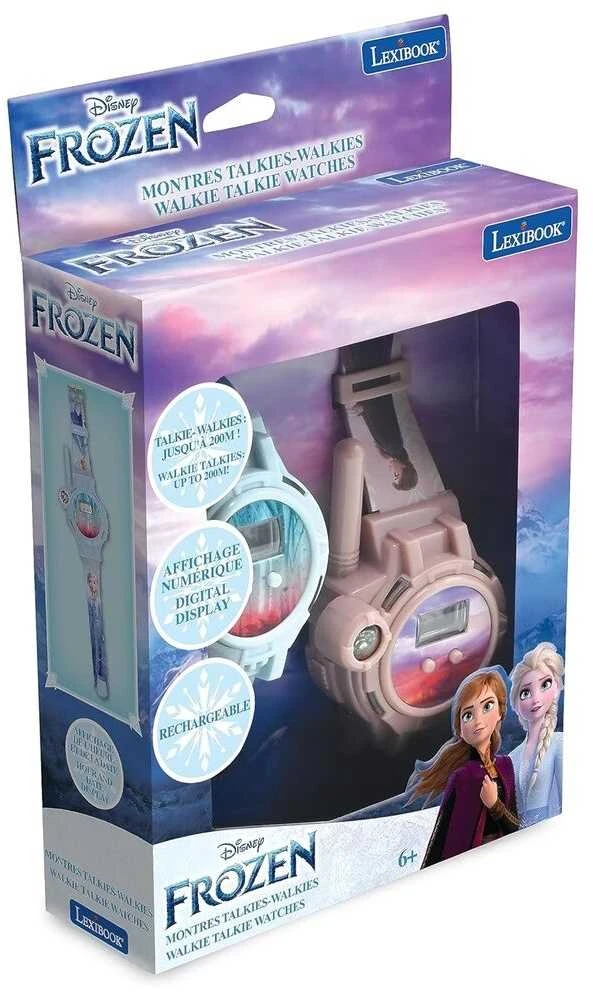 Skaitmeninis laikrodis su Walkie Talkies Frozen Lexibook