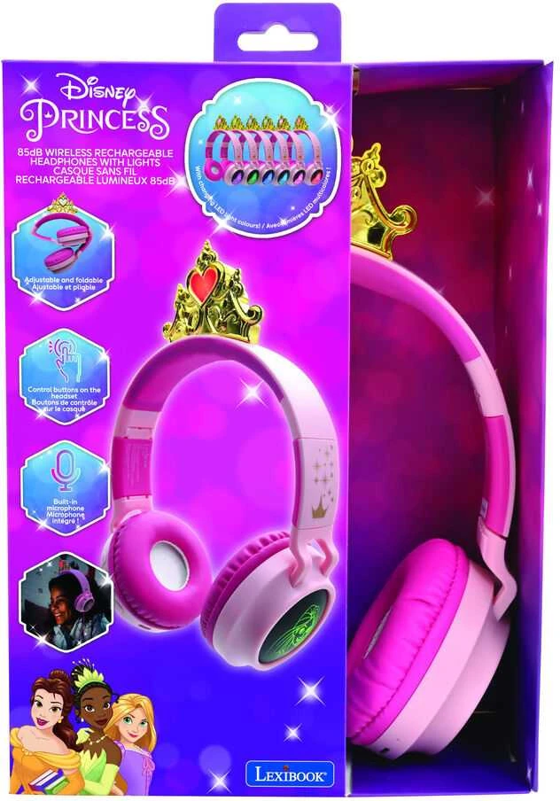 Lexibook Ausinės Sourcing Disney Princess Bluetooth ausinės with lights