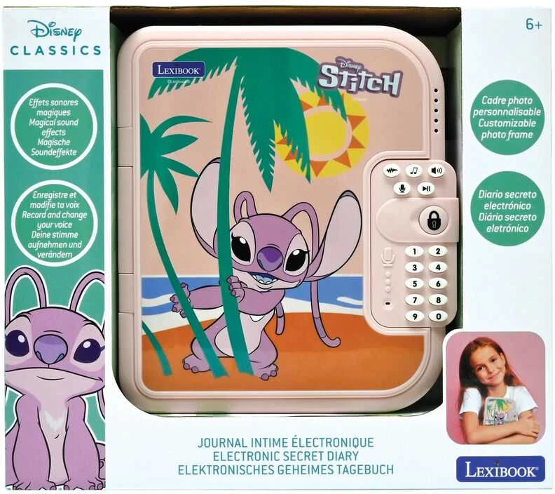 Lexibook Interaktyvus žaislas Stitch Angel Rožinė Dienoraštis