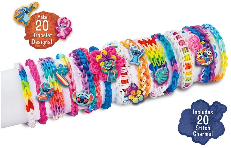 Lexibook - Stitch CraZLoom Ultimate Rubber Band Loom (CRLOOM9D)