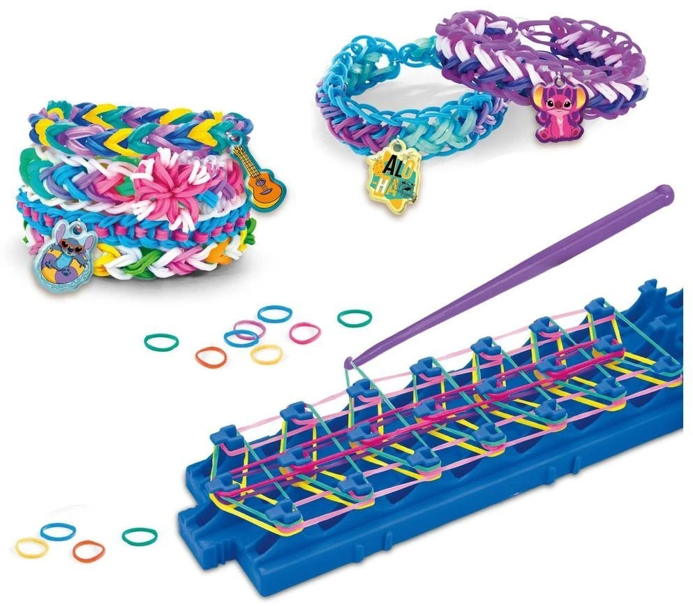 Lexibook - Stitch CraZLoom Ultimate Rubber Band Loom (CRLOOM9D)