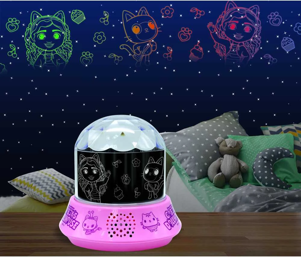 Lexibook Usorteret Gabby Gabby's Doll House Night Light projektorius su garsiakalbiu