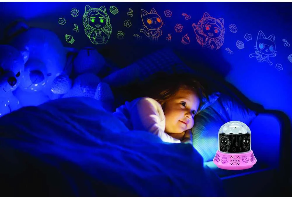 Lexibook Usorteret Gabby Gabby's Doll House Night Light projektorius su garsiakalbiu